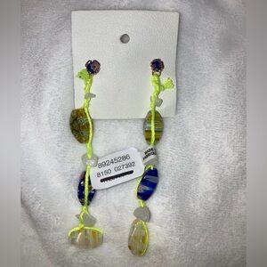 FREE PEOPLE Ina Multicolor Beaded Earrings